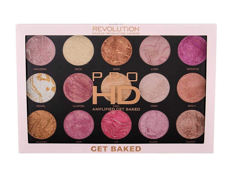Highlighter Makeup Revolution London Pro HD Amplified Palette 37,5 g Get Baked Beschädigte Schachtel