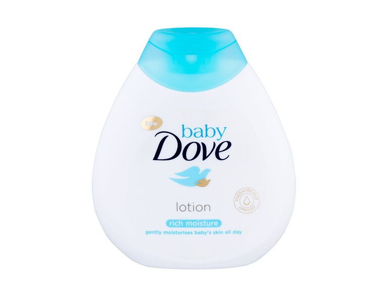 Körperlotion Dove Baby Rich Moisture 200 ml Beschädigtes Flakon