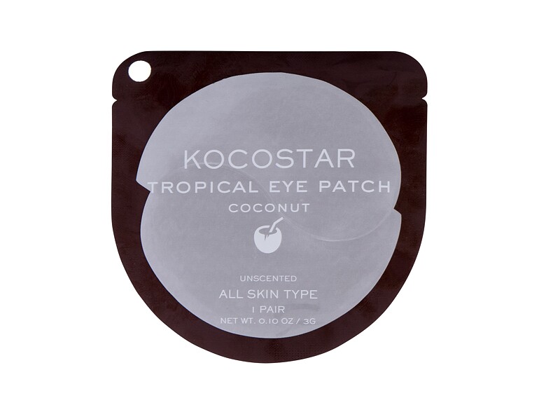 Maschera contorno occhi Kocostar Eye Mask Tropical Eye Patch 3 g Coconut