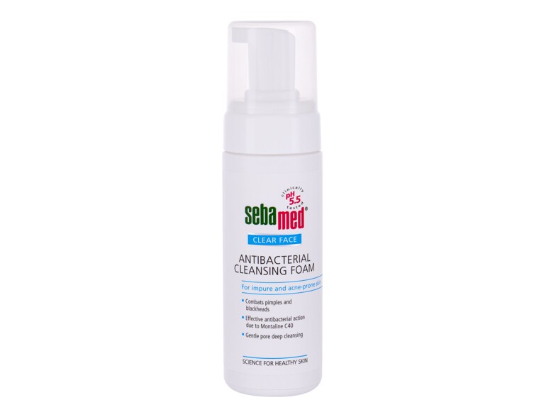 Schiuma detergente SebaMed Clear Face Antibacterial 150 ml