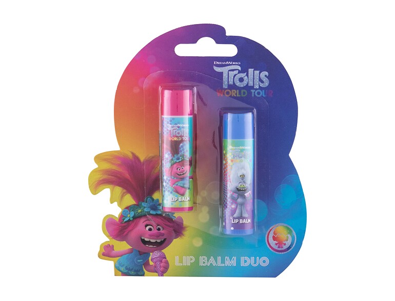 Lippenbalsam DreamWorks Trolls World Tour  Duo Kit 4,2 g Beschädigte Verpackung Sets