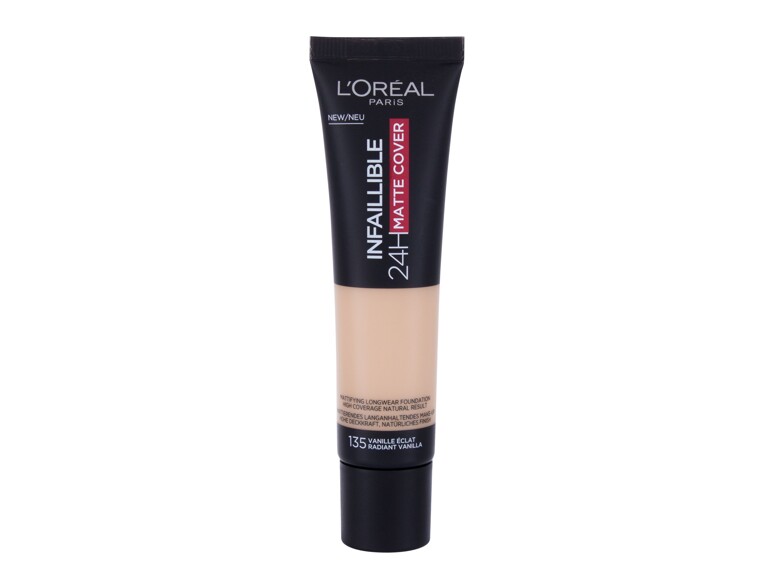 Foundation L'Oréal Paris Infaillible 24H Matte Cover 30 ml 135 Radiant Vanilla