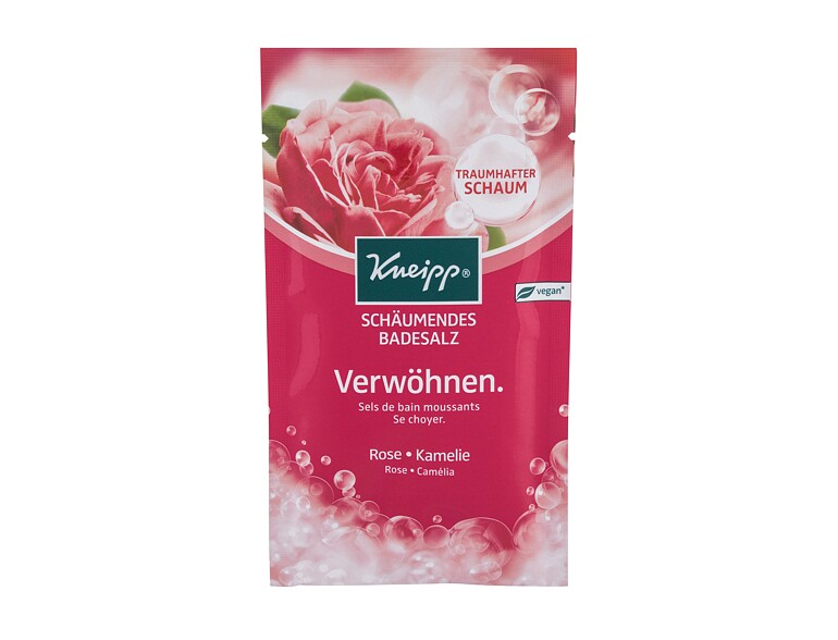 Badesalz  Kneipp Bubbling Mineral Bath Salt Pamper Rose & Camellia 80 g