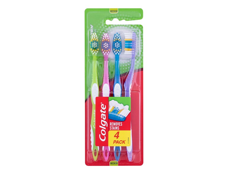 Zahnbürste Colgate Premier Clean Medium 4 St. Beschädigte Verpackung