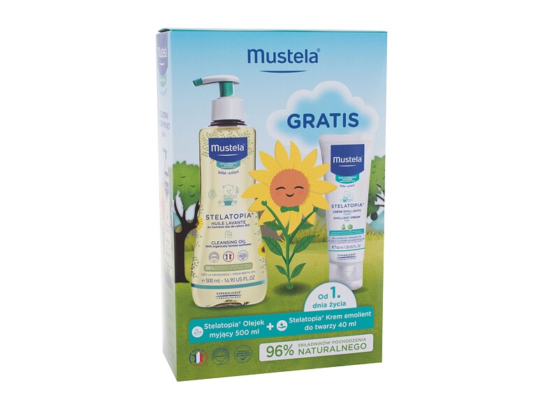 Duschöl Mustela Bébé Stelatopia 500 ml Sets