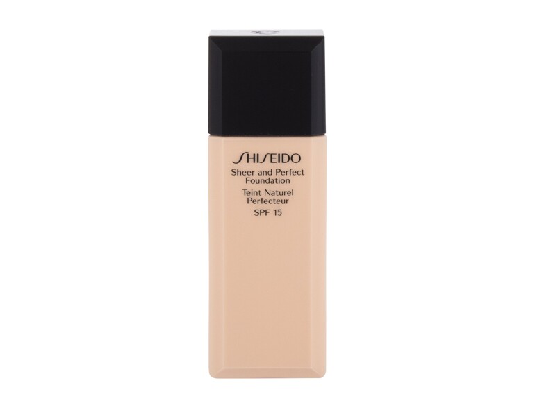 Foundation Shiseido Sheer and Perfect SPF15 30 ml B60 Natural Deep Beige