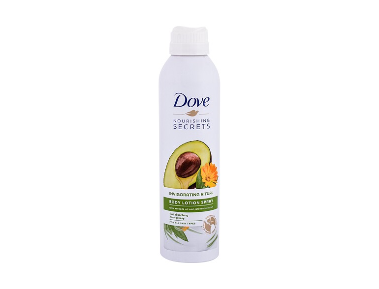 Lait corps Dove Nourishing Secrets Invigorating Ritual Spray 190 ml