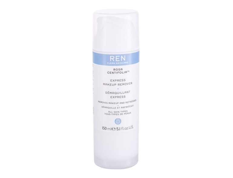 Struccante viso REN Clean Skincare Rosa Centifolia Express 150 ml flacone danneggiato