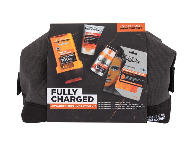 Tagescreme L'Oréal Paris Men Expert Fully Charged 50 ml Beschädigte Verpackung Sets