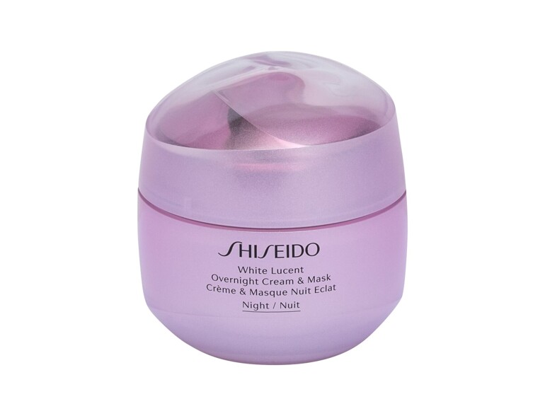 Crema notte per il viso Shiseido White Lucent Overnight Cream & Mask 75 ml scatola danneggiata