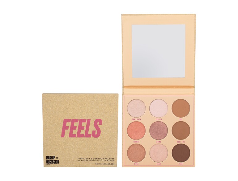 Contouring Palette Makeup Obsession Feels Highlight & Contour Palette 19,8 g