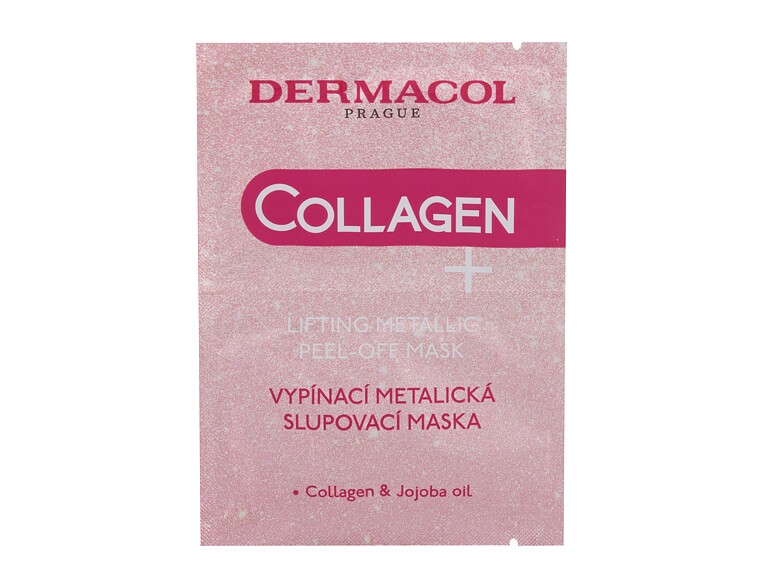 Maschera per il viso Dermacol Collagen+ Lifting Metallic Peel-Off 15 ml