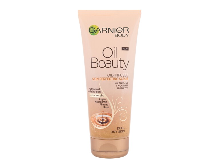 Körperpeeling Garnier Body Oil Beauty Nourishing Scrub 200 ml