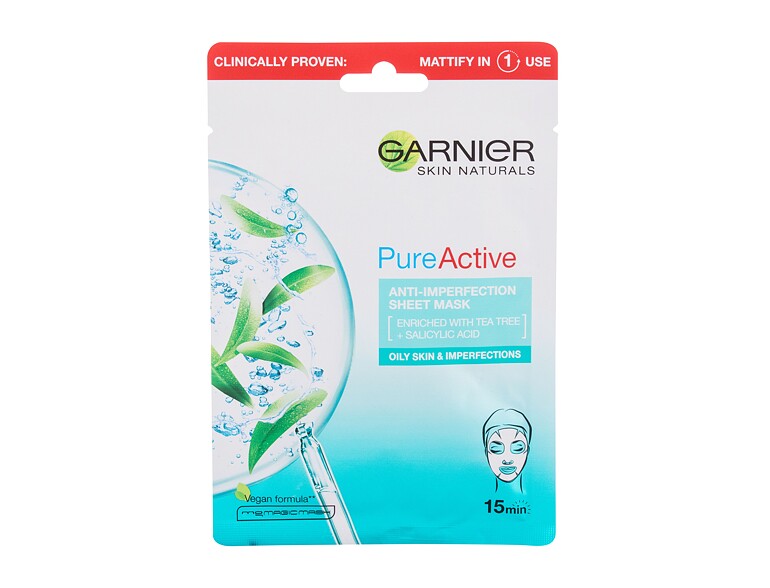 Gesichtsmaske Garnier Pure Active Anti-Imperfection 1 St.