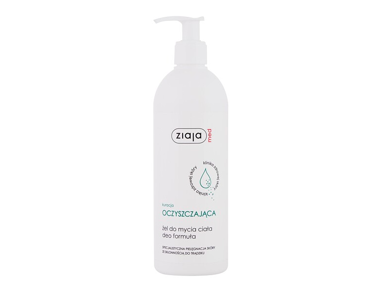 Doccia gel Ziaja Med Cleansing Treatment Body Cleansing Gel 400 ml