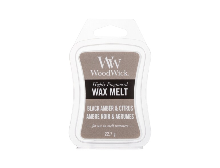 Fondant de cire WoodWick Black Amber & Citrus 22,7 g