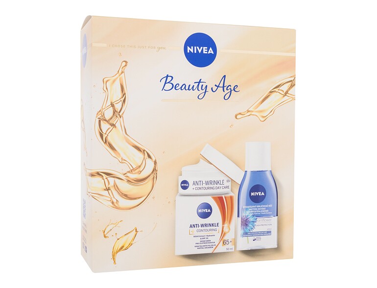 Crème de jour Nivea Beauty Age 50 ml boîte endommagée Sets