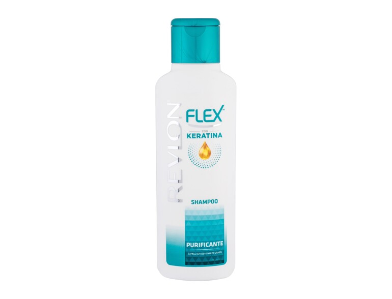 Shampoo Revlon Flex Keratin Purifying 400 ml Beschädigtes Flakon