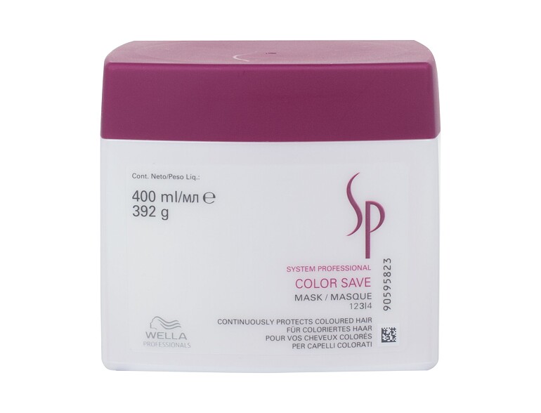 Masque cheveux Wella Professionals SP Color Save 400 ml emballage endommagé