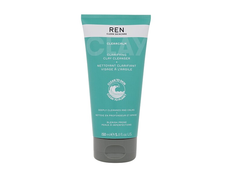 Reinigungsgel REN Clean Skincare Clearcalm 3 Clarifying Clay Cleanser 150 ml