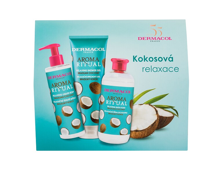 Badeschaum Dermacol Aroma Ritual Brazilian Coconut 500 ml Beschädigte Schachtel Sets
