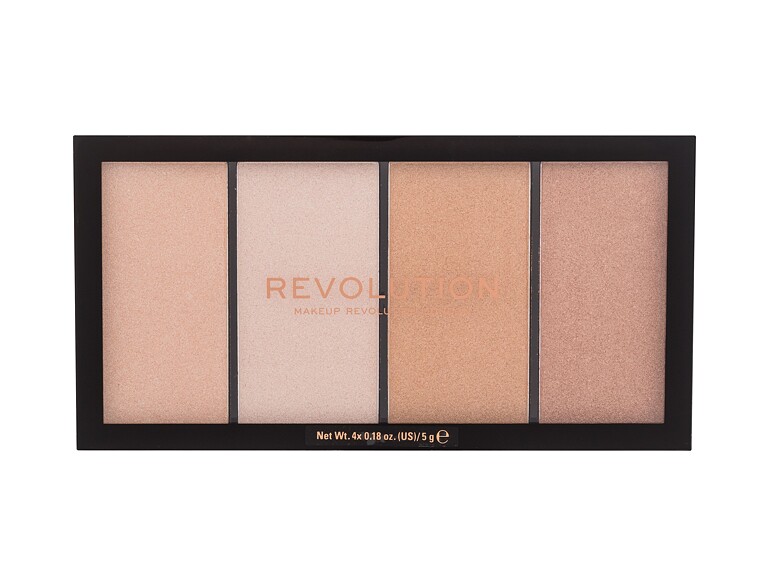 Highlighter Makeup Revolution London Re-loaded Palette 20 g Lustre Lights Warm Beschädigte Verpackung