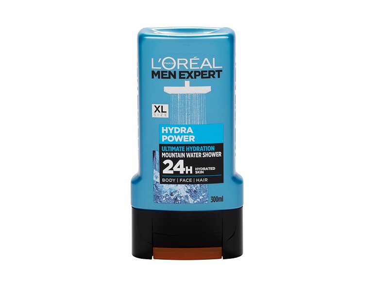 Gel douche L'Oréal Paris Men Expert Hydra Power 24 H 300 ml flacon endommagé