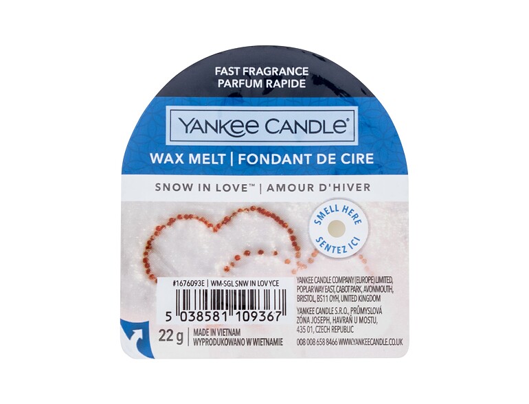 Duftwachs Yankee Candle Snow In Love 22 g