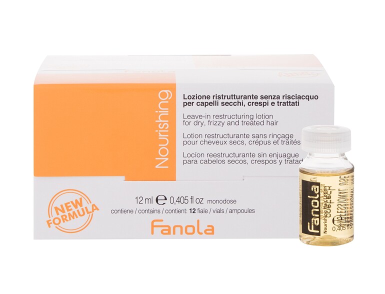 Haarserum Fanola Nourishing Leave-In Lotion 12 ml Beschädigte Schachtel
