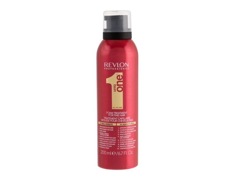Volumizzanti capelli Revlon Professional Uniq One Foam Treatment 200 ml flacone danneggiato