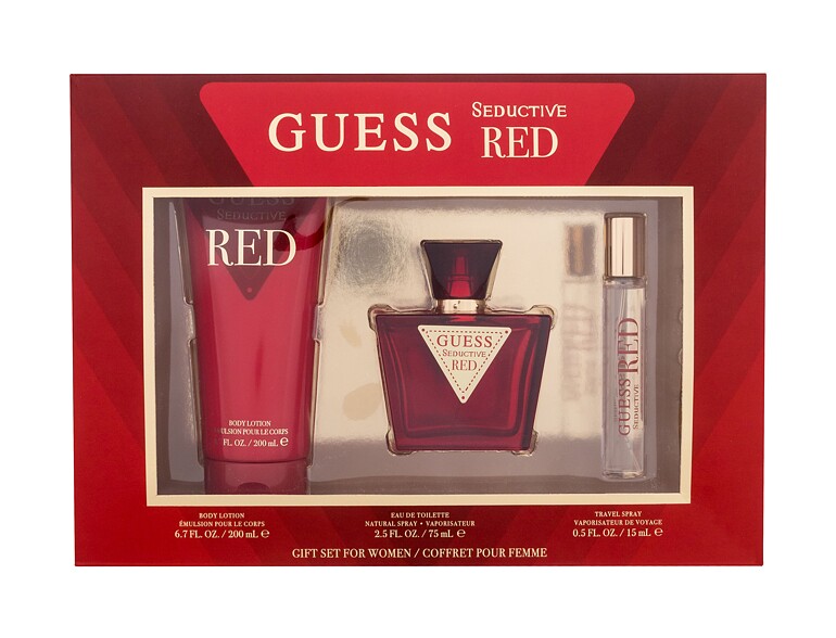 Eau de Toilette GUESS Seductive Red 75 ml Sets