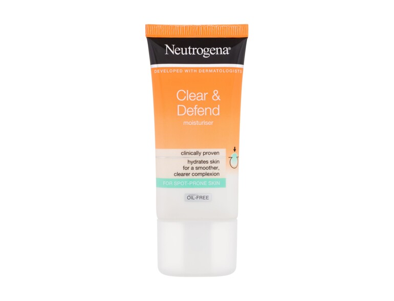 Tagescreme Neutrogena Clear & Defend Moisturizer 50 ml Beschädigte Schachtel