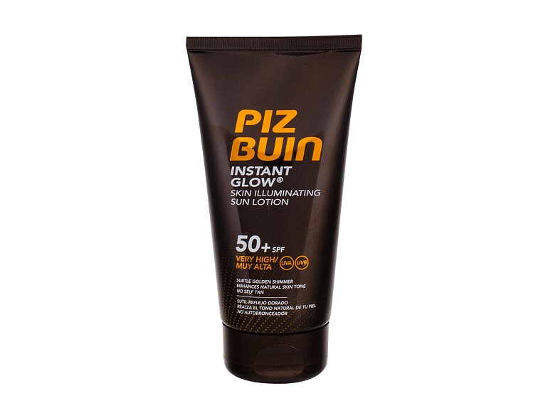 Soin solaire corps PIZ BUIN Instant Glow Skin Illuminating Lotion SPF50+ 150 ml emballage endommagé