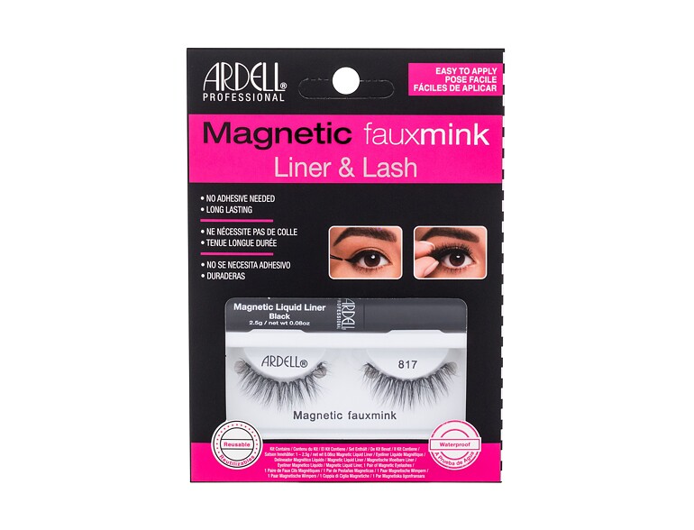 Faux cils Ardell Magnetic Faux Mink 817 1 St. Black boîte endommagée Sets