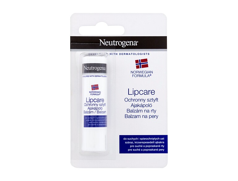 Lippenbalsam Neutrogena Norwegian Formula Lipcare SPF4 4,8 g Beschädigte Verpackung