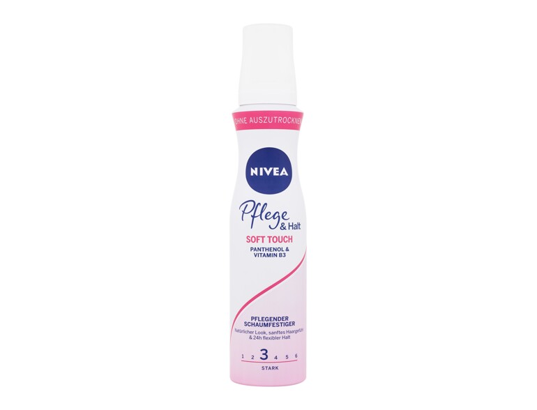 Spray et mousse Nivea Care & Hold Soft Touch Caring Mousse 150 ml