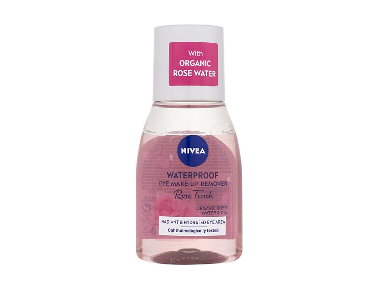 Struccante occhi Nivea Rose Touch Waterproof Eye Make-Up Remover 100 ml