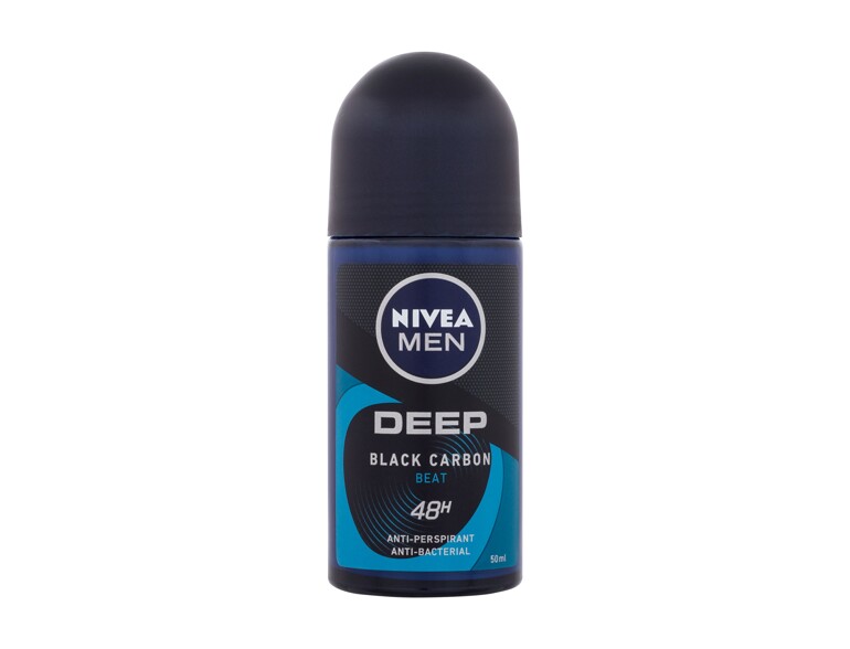 Antiperspirant Nivea Men Deep Black Carbon Beat 48H 50 ml