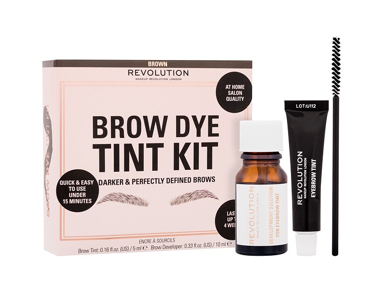 Augenbrauenfarbe Makeup Revolution London Brow Dye Tint Kit 5 ml Brown