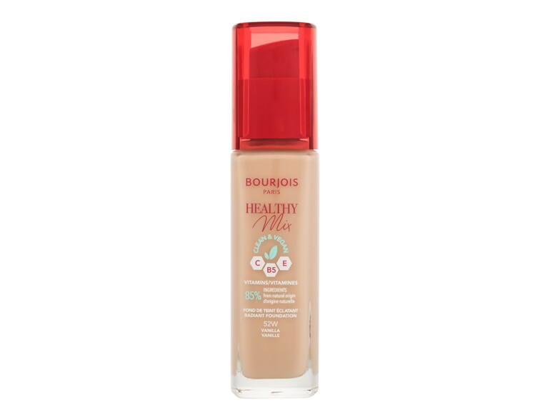 Fondotinta BOURJOIS Paris Healthy Mix Clean & Vegan Radiant Foundation 30 ml 52W Vanilla