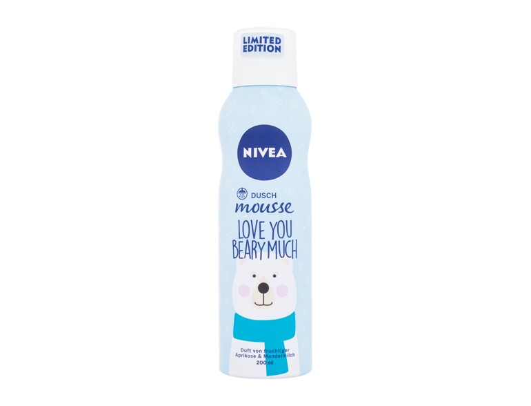 Duschschaum  Nivea Shower Mousse Love You Beary Much Limited Edition 200 ml Beschädigtes Flakon