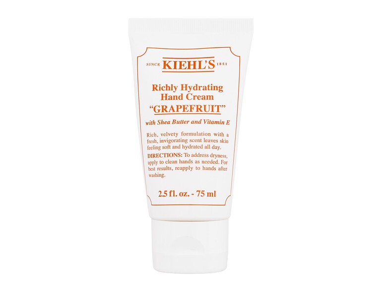 Crème mains Kiehl´s Grapefruit Richly Hydrating Hand Cream 75 ml