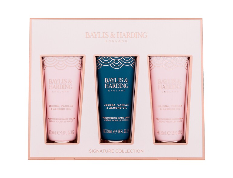Handcreme  Baylis & Harding Jojoba, Vanilla & Almond Oil Signature Collection 50 ml Beschädigte Schachtel Sets