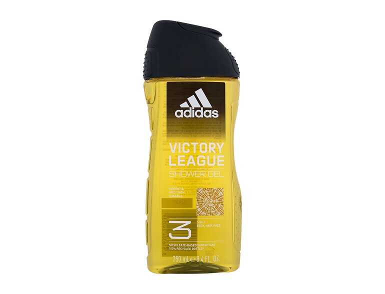 Duschgel Adidas Victory League Shower Gel 3-In-1 250 ml
