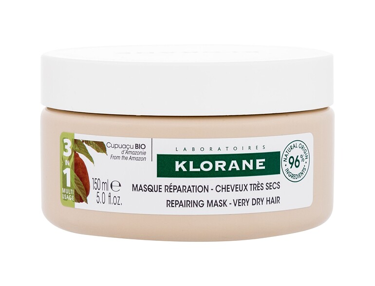 Maschera per capelli Klorane Organic Cupuaçu Repairing Mask 150 ml flacone danneggiato