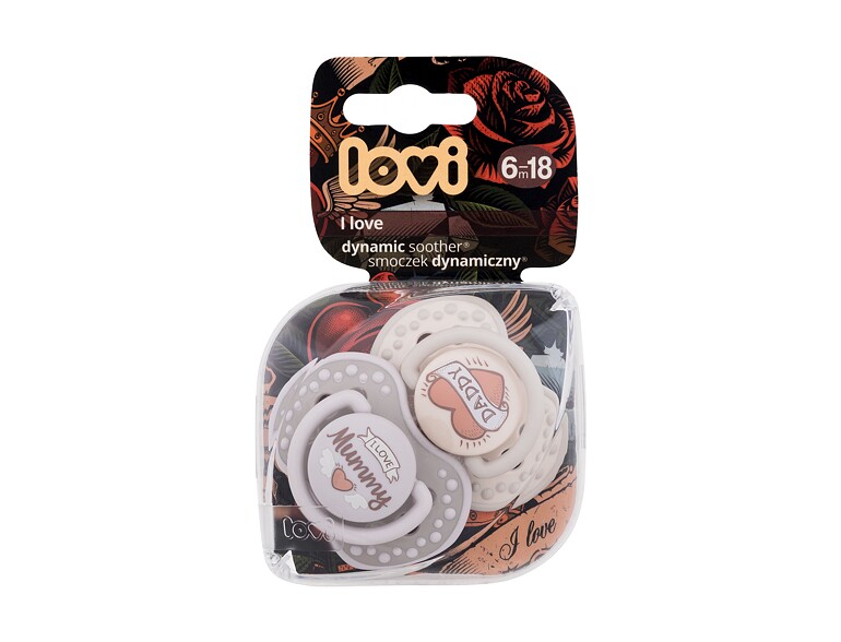 Schnuller LOVI I Love Dynamic Soother 6-18m 2 St.