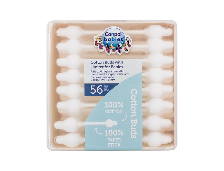 Wattestäbchen Canpol babies Cotton Buds With Limiter 56 St.