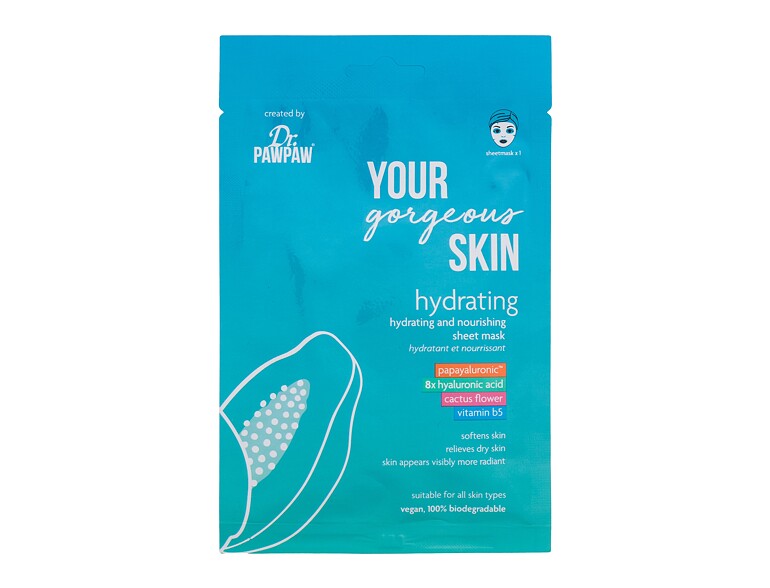 Gesichtsmaske Dr. PAWPAW Your Gorgeous Skin Hydrating Sheet Mask 25 ml
