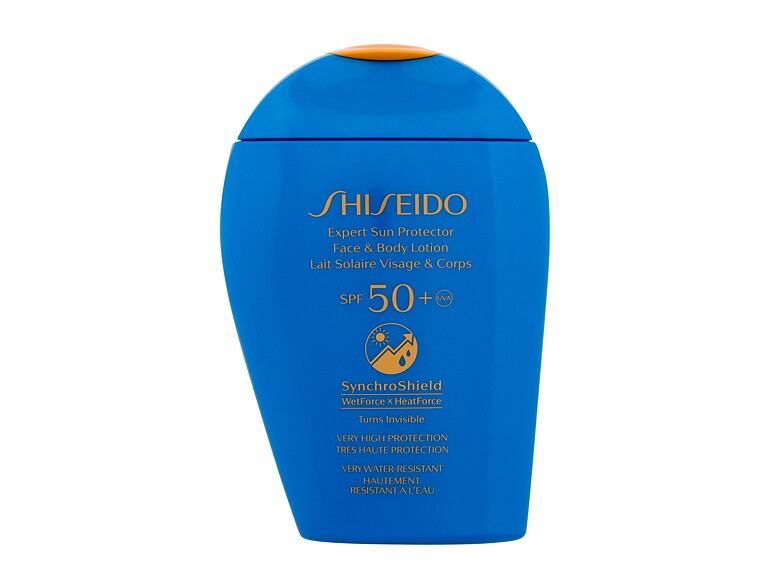 Sonnenschutz Shiseido Expert Sun Face & Body Lotion SPF50+ 150 ml Beschädigte Schachtel