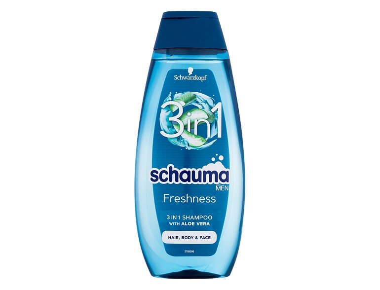 Shampooing Schwarzkopf Schauma Men Freshness 3in1 400 ml